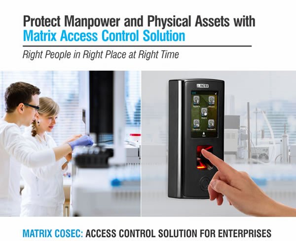 
MATRIX COSEC - ACCESS CONTROL SOLUTION FOR ENTERPRISES
